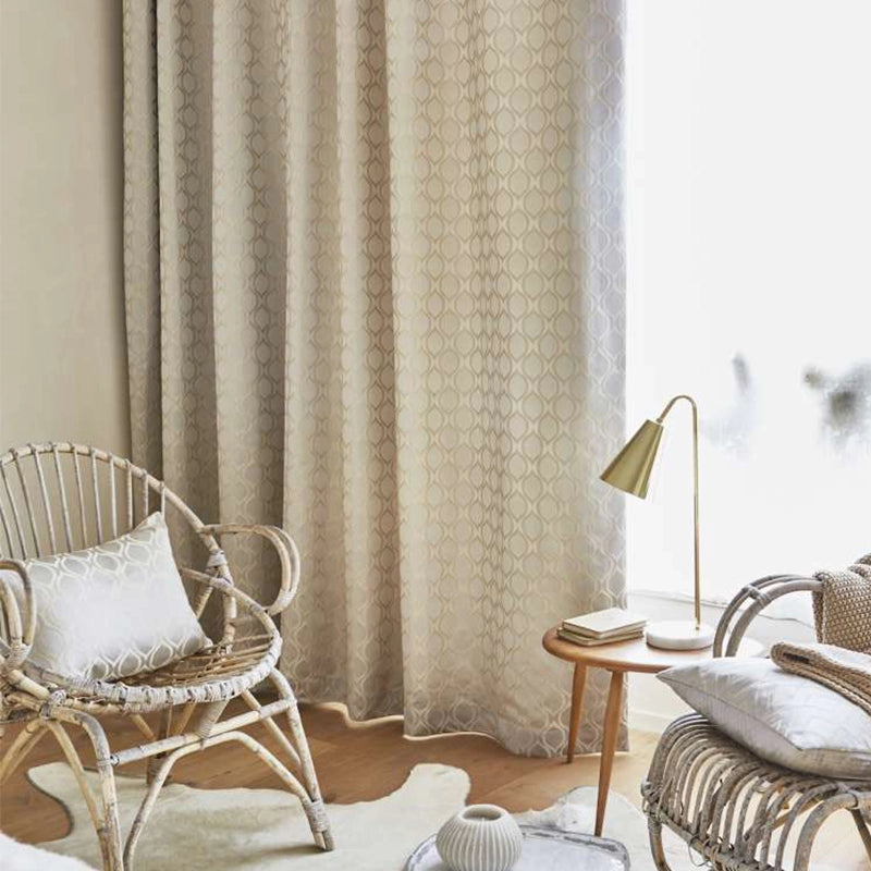 Solitaire – hochwertiger blickdichter Jacquard-Vorhang nach Maß mit edlem Rautenmuster, 3 Farben