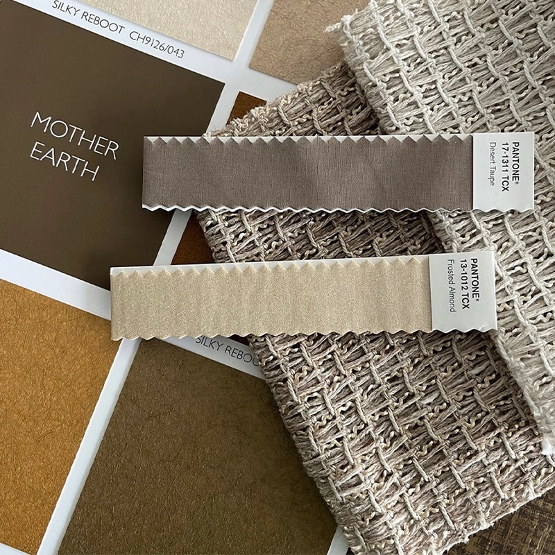Sentimental – moderner Netzvorhang nach Maß eleganter Natural-Look halbtransparent in 12 Farben