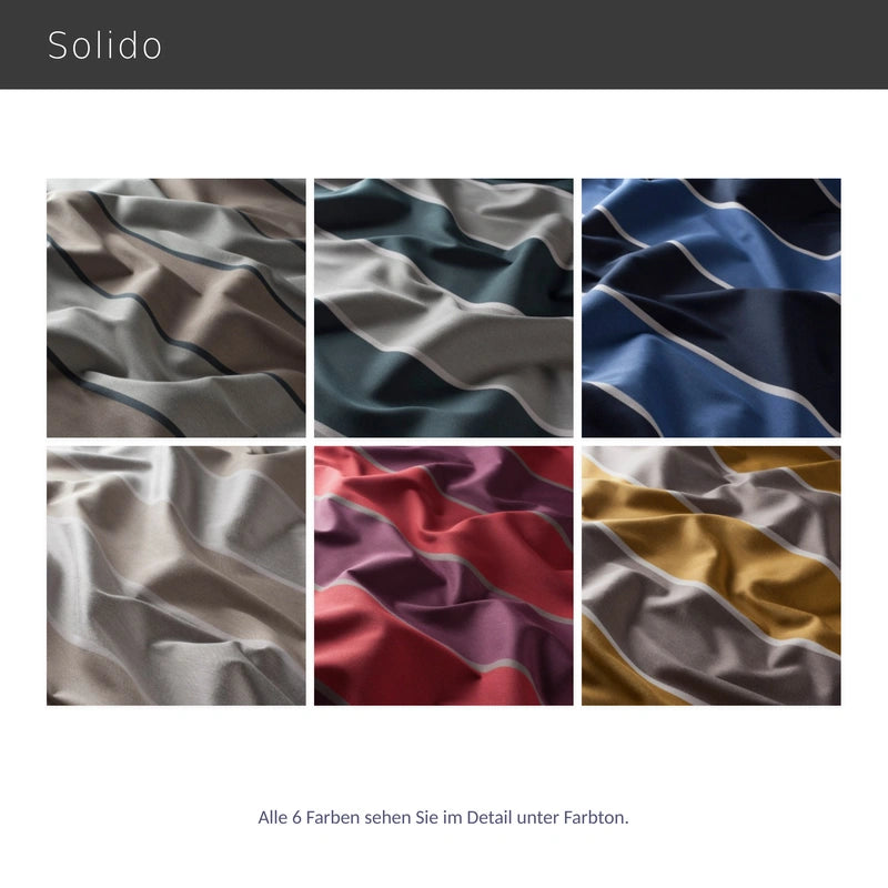 Solido – hochwertiger Verdunkelungsvorhang nach Maß mit elegantem Streifen-Design